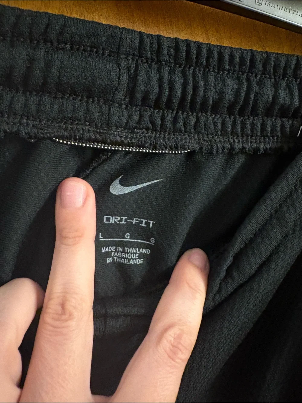 Nike kid’s Black Dri-FIT Athletic Shorts with Logo